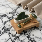 Jade Roller and Gua Sha Tool Set