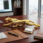 The Golden Jaguar - Car Dashboard Ornaments