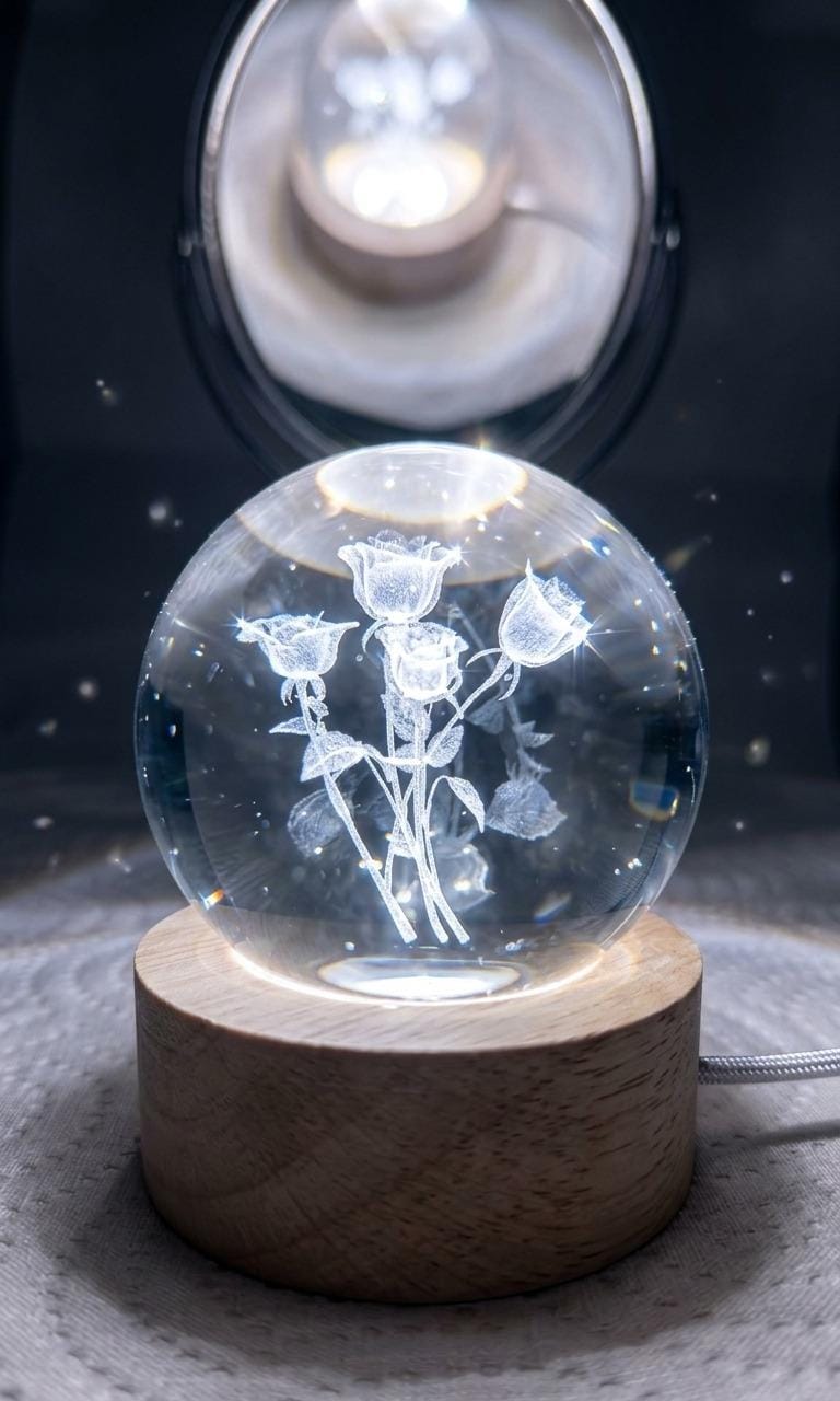 3D Crystal Ball Lamp
