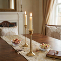 Metal Candle Holder Pair