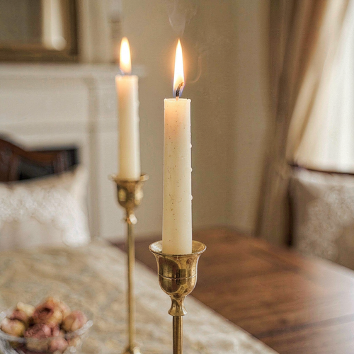 Metal Candle Holder Pair